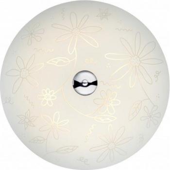 Lámpara empotrada extragrande FLOWER 1 bombilla Blanca