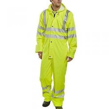Beeswift Super B-Dri Coverall Saturn Yellow Medium