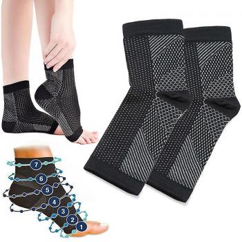 Chaussette anti‑fatigue Dr Sock Soothers – bande de soutien noir