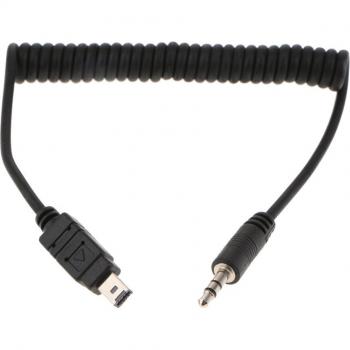 Cable de disparo remoto 3,5 mm a MC‑DC2 N3 – compatible con Nikon D700/D5100/D5000/D3200/D3100/D90