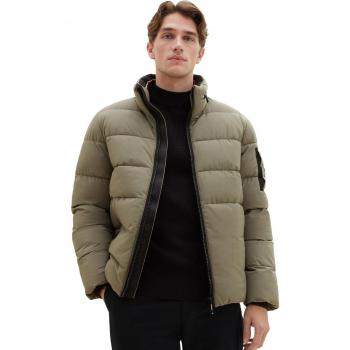 Tom Tailor Puffer Jacket for Men Smokey Olive Green XL
