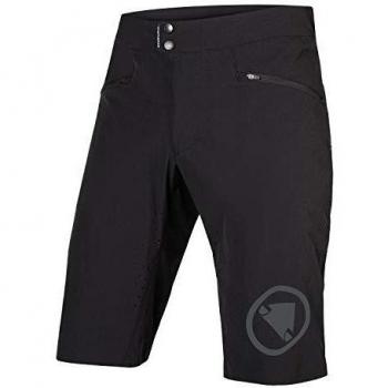 Endura Men's SingleTrack Lite Shorts in black color, with a size of M