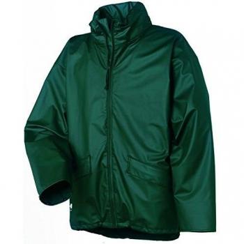 Women's Helly Hansen Workwear Voss Unisex Adults Green Rain Jacket