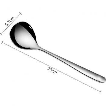Cuillère à remuer en acier inoxydable