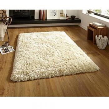 Polar Cream Shaggy Rug