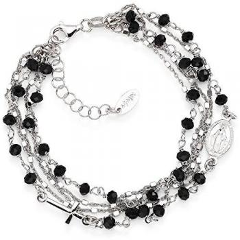 Bracciale Rosso Argento Amen