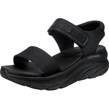 D’Lux Walker Black New Block Sandals for Women – UK 6, Skechers