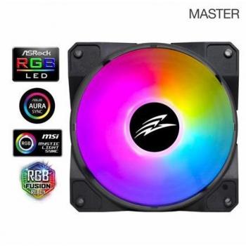 Evolveo 12FM Master Lüfter, ARGB, 120 mm, Schwarz
