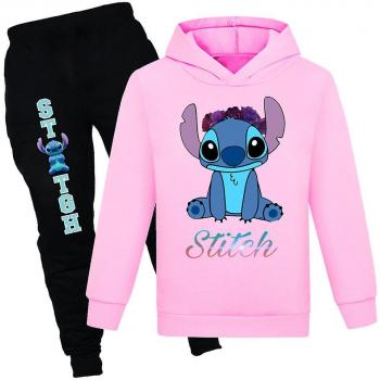 Traje de Aventuras Lilo & Stitch: Hoodie y Joggers para Niños 9-10 años