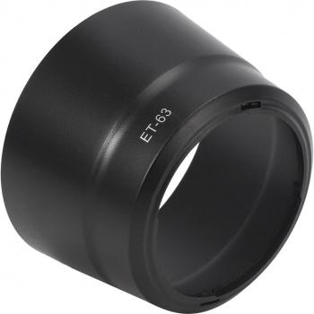 Support Accessoires Len Capot ET‑63 – Parasoleil en plastique, adapté EF‑S 55‑250 mm f/4‑5.6