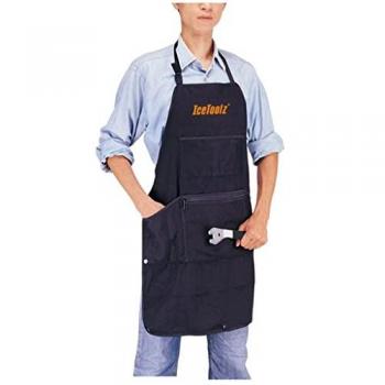 C155 IceGear Apron – Unisex, One Size, Black/Orange