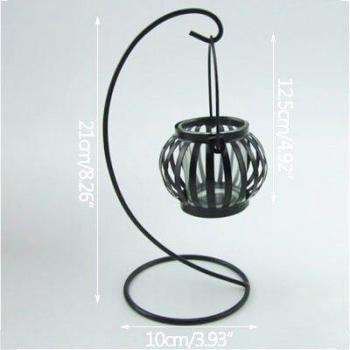 Strongwell Classic Metal Pumpkin Lantern Decor
