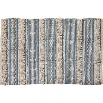 Tappeto DKD Home Decor 180x120cm Blu Trasparente Boho