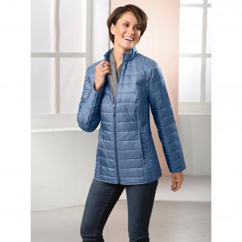 Langarm Steppjacke für die Übergangszeit, ohne Kapuze