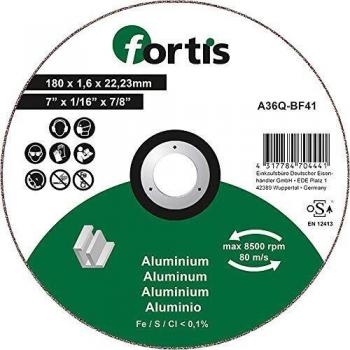 FORTIS ALU-NE Trennscheibe 180 x 1,6mm gerade