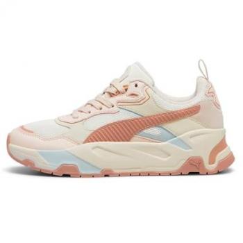 Puma Trinity Women's Athletic Shoes Warm White / Deeva Peach / Island Pink / Frosted Dew EU 37