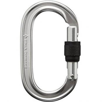 Moschettone Black Diamond Oval Keylock Screwgate