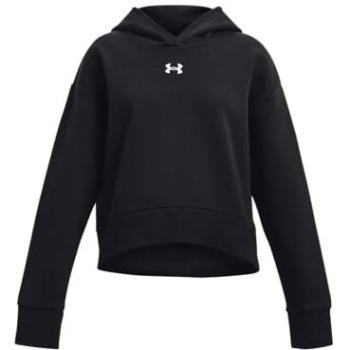 Rival Fleece Cropped Hoodie Infantil Preto UA