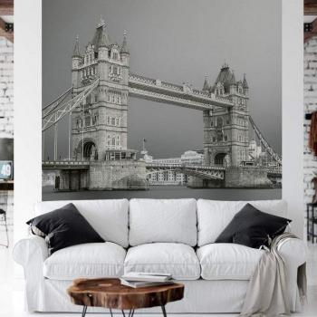 Tapisserie Murale Noir et Blanc Londres