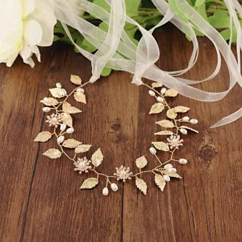 Floral Silver Bride Strap