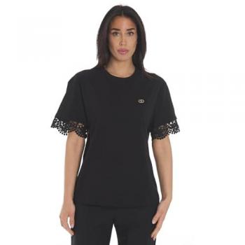 T-Shirt Twin Set Donna Nero