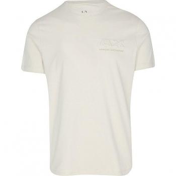 Men's Cream Fog T-Shirt by Armani Exchange