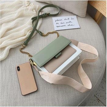 Leather Women's Shopping Messenger Bag