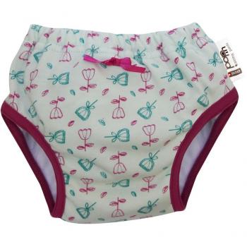 Pantaloncini Potty Trainer XL con Motivo di Tulipani per Femmina