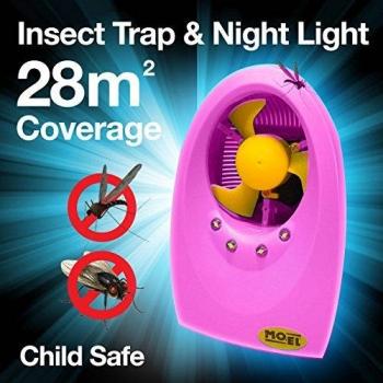 Zanzariera insetticida Moel 3W a spina Rosa 7000R