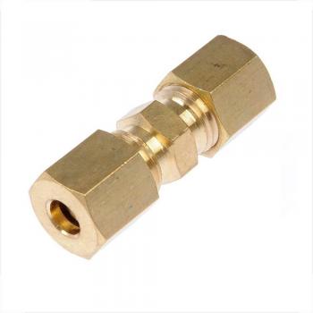 5 Pcs Brass Compression Fitting for 3/16 OD Hydraulic Brake Lines
