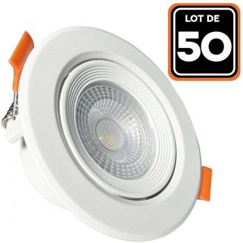 Kit de 50 Spots LED Encastrables 5W