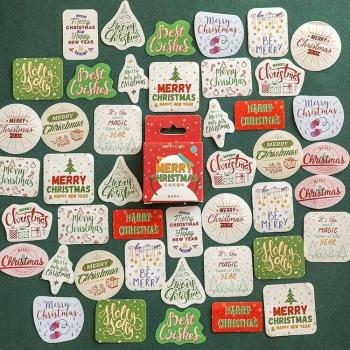 Festive Decorative Box Stickers