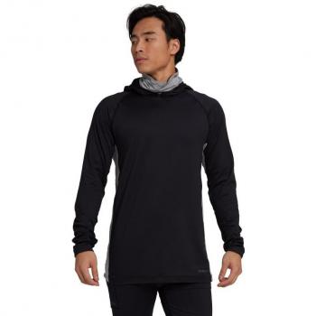 Burton X‑Long Neck Hooded Base Layer – Midweight Grey