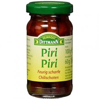 Feinkost Dittmann Piri-Piri, Scharfe Chillischoten, 6er Pack