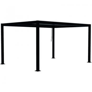 Bioklimatische Pergola 3x4 m in Grau