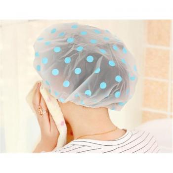 1PC Women’s Elastic Shower Cap