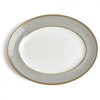 Grey Renaissance Oval Serving Platter – 35 cm