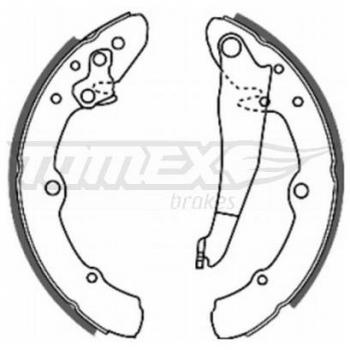 Tomex Brakes TX 20-25: Conjunto de Maxilas de Travão