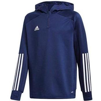 Performance-Kapuzen‑Sweat adidas für Jungen – Polyester, Navy/White