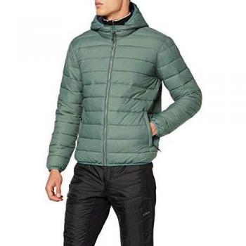 CMP Herren Daunen-Jacke „Pino Mel“ (Größe 46) mit Reißverschluss und Kapuze