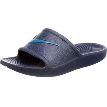 Boys Nike KAWA GS/PS Mid-Court Basketball Shoe – Midnight Navy/Laser Blue, UK 2