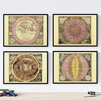 Set de Mapas Astronómicos Antiguos