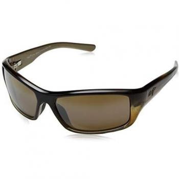 Maui Jim Braun H‑792‑16B – Polarisierte Sonnenbrille mit kristallblauem Verspiegelten Effekt