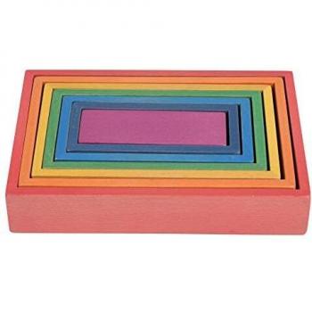 Rainbow‑Bloc Tiki‑Construction