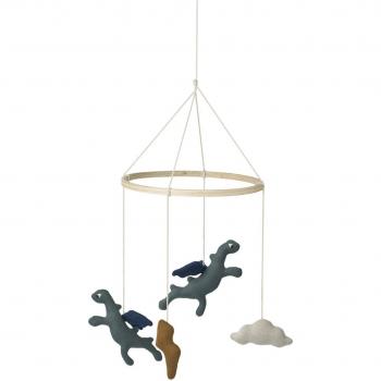 Liewood Melissa Dragon/Whale Blue Mobile for Babies