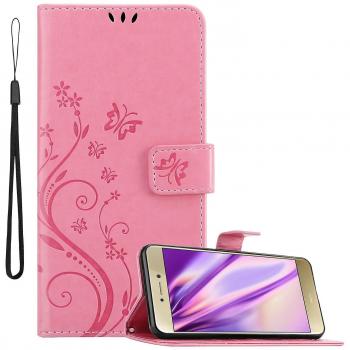Funda Protectora Turquesa con Diseño Floral para Huawei P8 LITE 2017 / P9 LITE 2017
