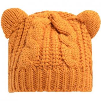 Solid Color Cat Ears Cap