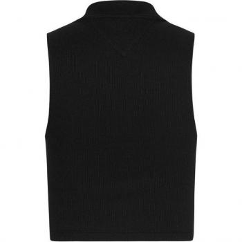 Tommy Jeans Damen Tanktop Schwarz