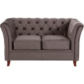 Reims Chesterfield Sofa – Home Affaire, 150 × 76 × 88 cm, Samtoptik, hochwertige Verarbeitung