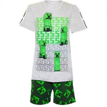 Minecraft Boys Short-Sleeve Pajama Set